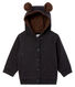 Sweatshirt à capuche bébé garçon en côte élasthanne