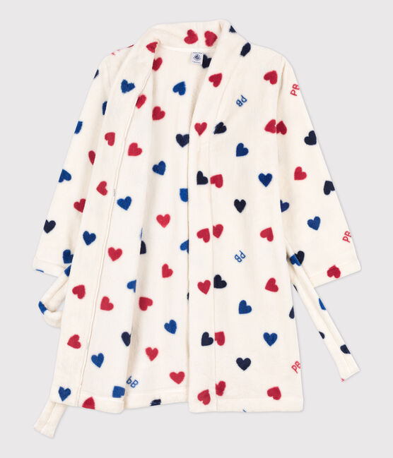 Kamerjas voor meisjes/jongens in fleece wit AVALANCHE/ MULTICO