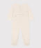 Pyjama bébé télécabines en velours beige MONTELIMAR CHINE