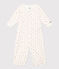 Combisac imprimé en coton blanc MARSHMALLOW/blanc MULTICO