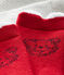 Set van 2 paar sokken voor baby mixt rood TERKUIT