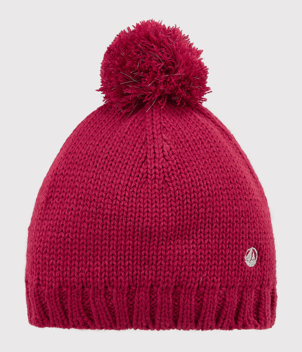 Bonnet enfant fille rose