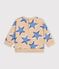 Sweatshirt b&eacute;b&eacute; en coton imprim&eacute; c&oelig;urs beige/multicouleur
