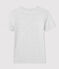 Tijdloos dames-T-shirt met ronde hals in biokatoen grijs BELUGA CHINE