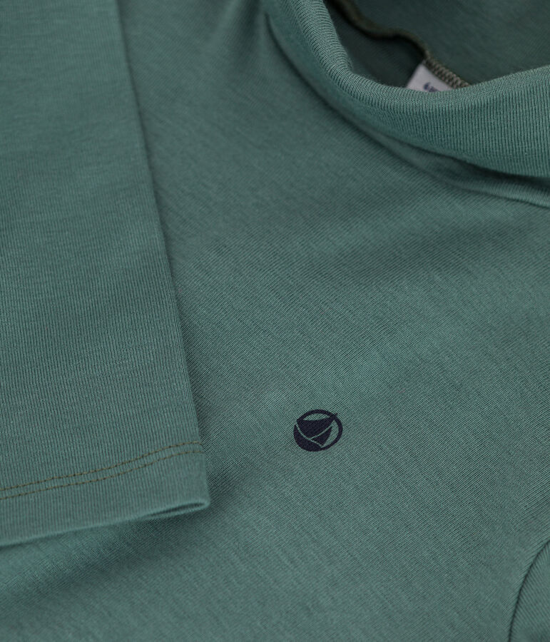 Sous-pull en coton enfant fille / gar&ccedil;on vert