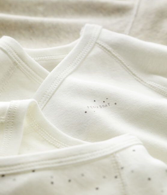 Set van 3 babybody's in biokatoen variante 1