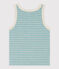 Tanktop in bouclébadstof voor meisjes MIMI/ AVALANCHE