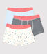 Lot de 3 boxers petit garçon en coton biologique