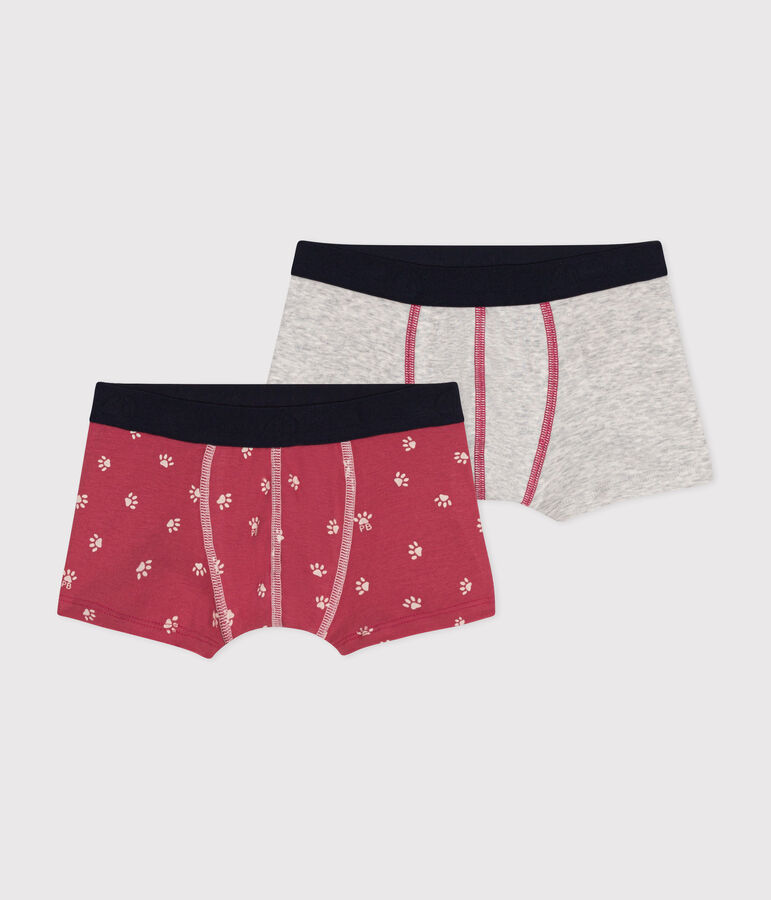 Lot de 2 boxers en coton multicouleur