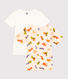 Setje met 2 katoenen T-shirts met korte mouw voor kinderen