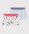 Lot de 2 boxers petit garçon étoiles en coton variante 1