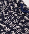 Broek in doorgestikt tubic met print voor baby's blauw SMOKING/ AVALANCHE