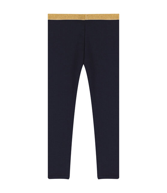 Pantalon maille enfant fille bleu SMOKING