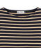 iconisch marinetruitje voor dames blauw SMOKING/bruin BRINDILLE BRILLANT