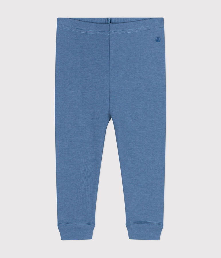 Katoenen legging voor baby's blauw