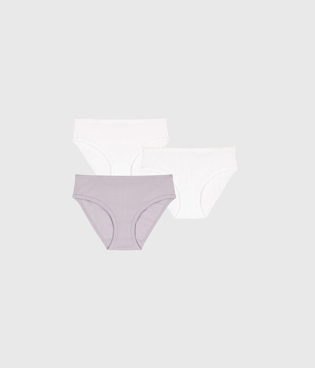 Lot de 3 culottes en coton multicouleur