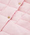 Meisjesjack van dons en veren roze FLEUR CN