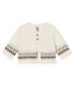 Jacquardgebreid vest voor babyjongens