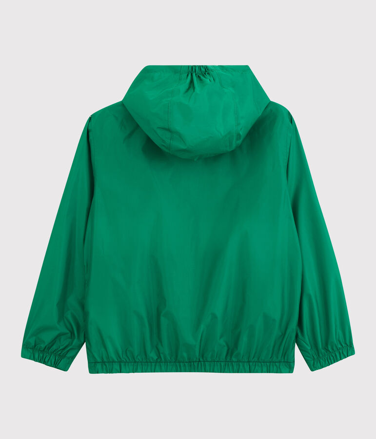 Windstopper van gerecycleerd polyester voor jongens blauw/groen