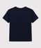 Tee-shirt manches courtes en jersey enfant garçon bleu SMOKING