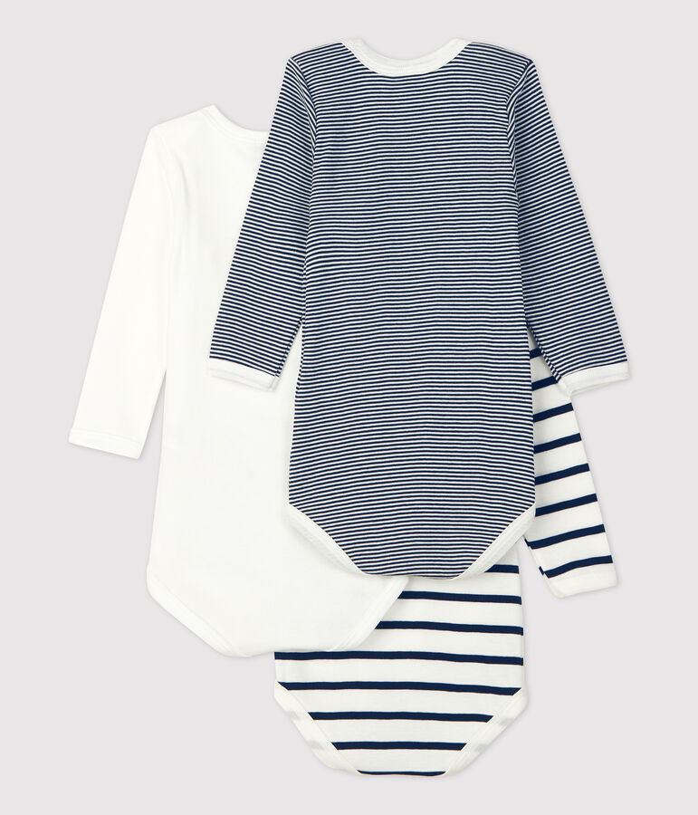 Set van 3 rompertjes met lange mouwen voor baby multicouleur