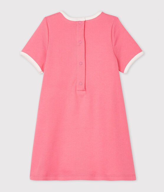 Bodyjurk met korte mouwen babymeisje roze CUPCAKE