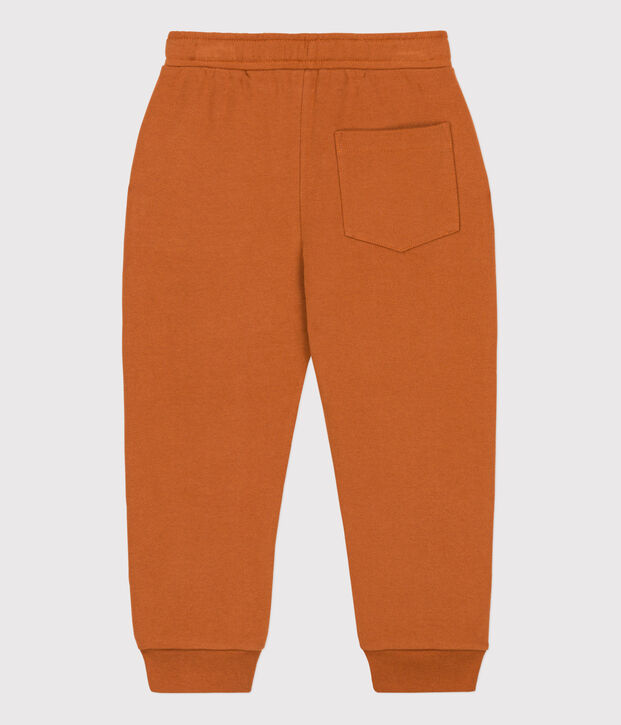 Pantalon de jogging en molleton enfant fille / gar&ccedil;on marron