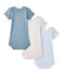 Lot de 3 bodies bébé garçon manches courtes blanc LOT