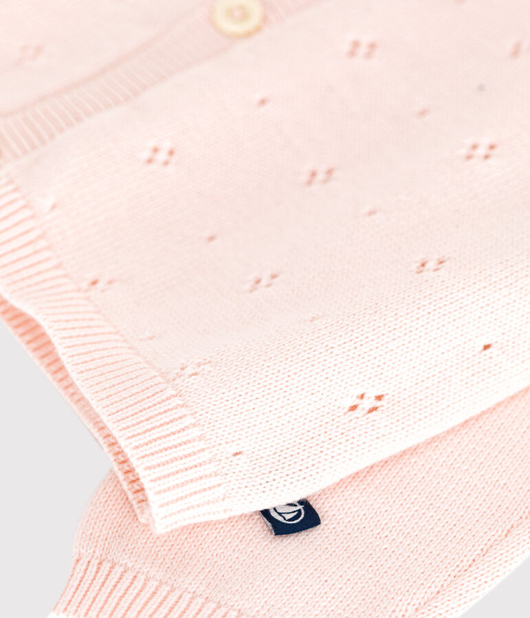 Katoenen vestje voor baby's roze