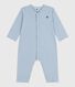 Pyjama bébé en coton sans pieds à rayures