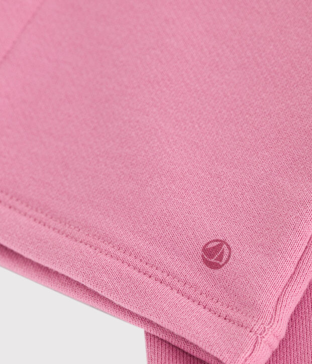Effen katoenen babyvestje roze