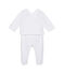 Ensemble bébé mixte brassière et pantalon blanc ECUME/gris GRIS