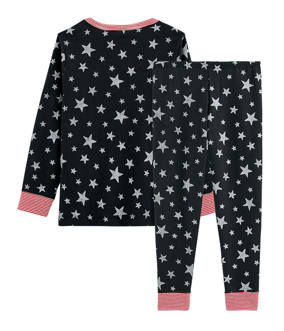 Pyjama petit garçon en côte gris CAPECOD/gris ARGENT