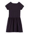 Meisjesjurk met stippen wit MARSHMALLOW/blauw BRUT/ MULTICO