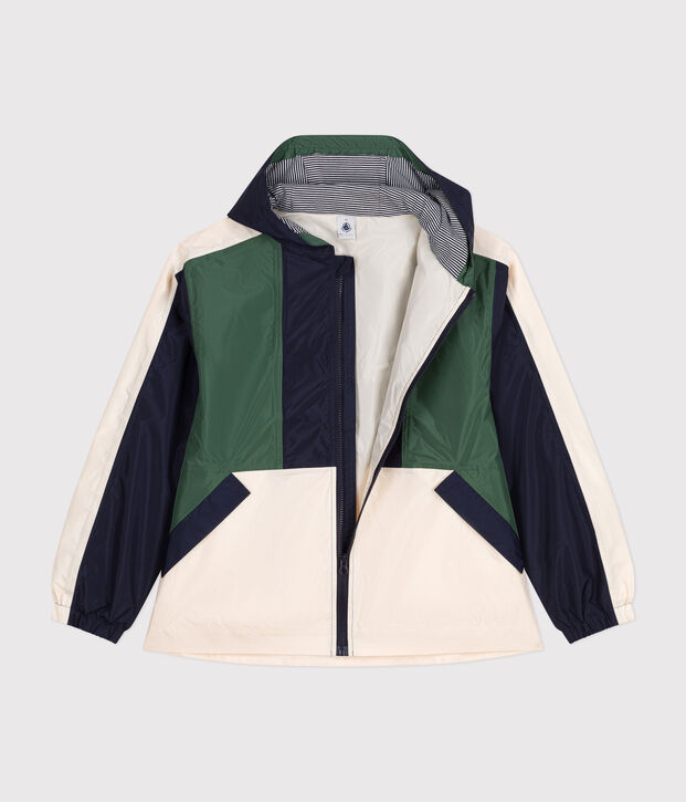 Windjack dames ecru/multicouleur