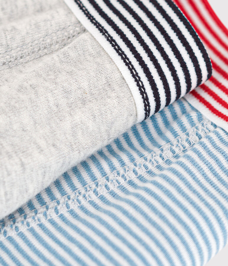 Set van 2 boxershorts voor jongens in katoen multicouleur