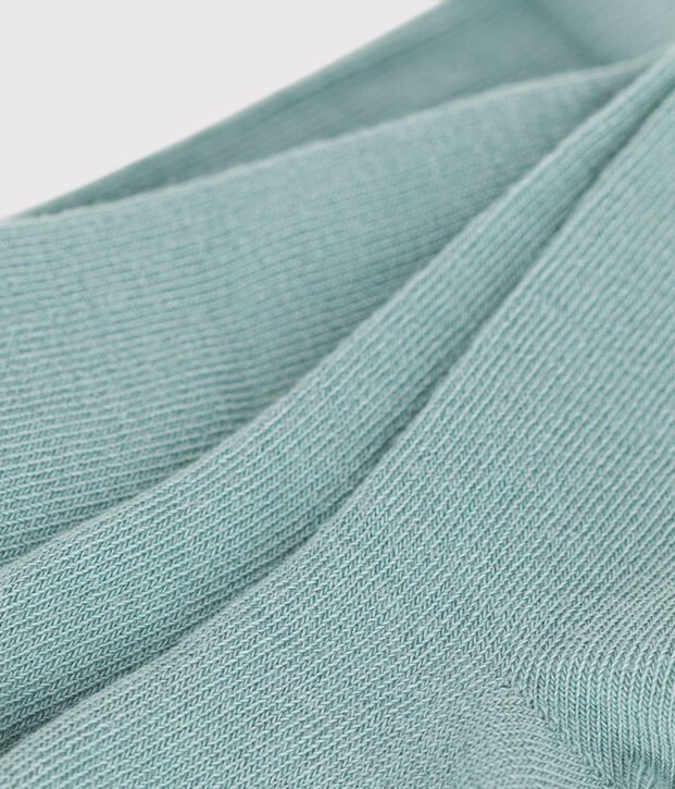 Effen katoenen broekkousen voor baby's groen