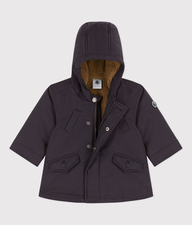 Waterafstotende babyparka grijs