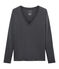 Tee-shirt manches longues femme en coton sea island gris MAKI