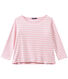 T-shirt femme manches 3/4 rayé