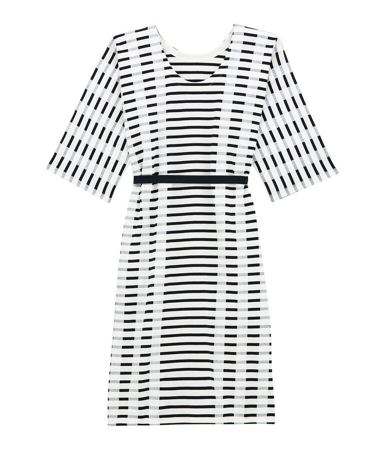 Kimonojurk wit MARSHMALLOW/blauw SMOKING