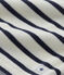 Pyjama fille en bouclette velours beige COQUILLE/bleu SMOKING