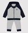 Joggingspak van molton baby. blauw SMOKING/wit MARSHMALLOW