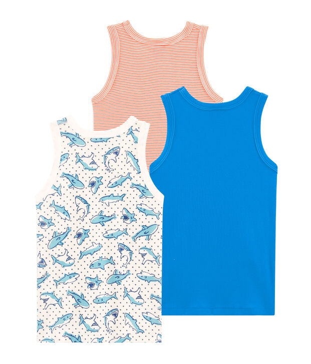 Drie jongenshemdjes multicouleur