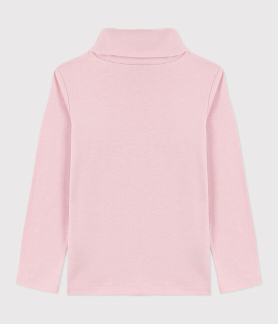 Effen katoenen coltruitje voor kinderen roze JOLI