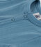 Body manches courtes col tunisien en coton bébé bleu LAVIS