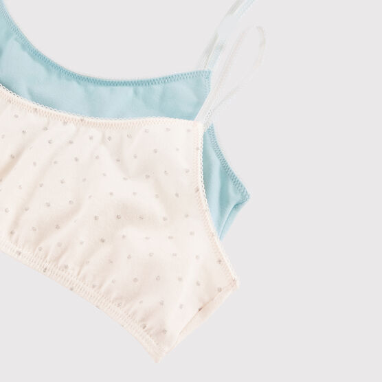 Lot de 2 brassières à paillettes fille variante 1