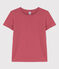 LE DROIT, katoenen T-shirt voor dames met ronde hals roze PAPI