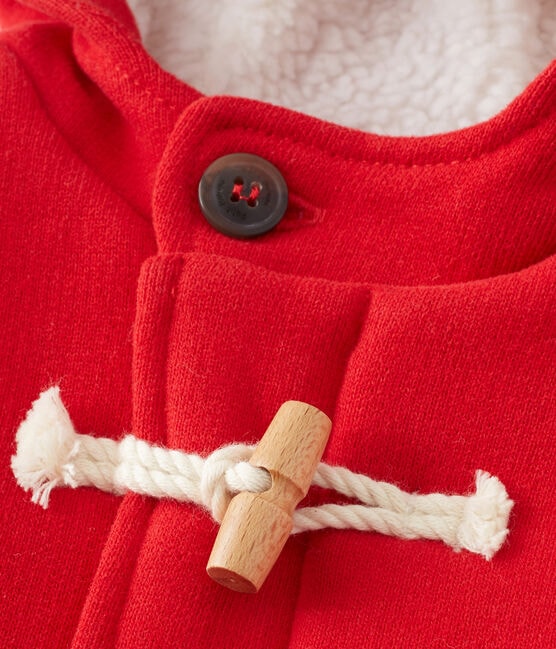 naald succes Onzeker Uniseks duffelcoat in molton voor baby's FROUFROU | Petit Bateau