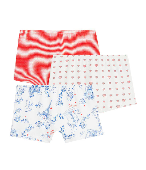 Drie shorties meisjes multicouleur